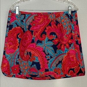 Zara Vibrant Paisley Women's Mini Skirt size L